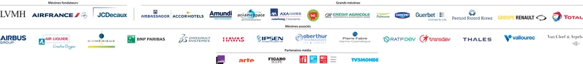 Saison Corée (logos mécènes)
