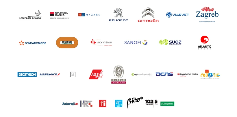 Rendez-Vous Croatie (logo mécènes)