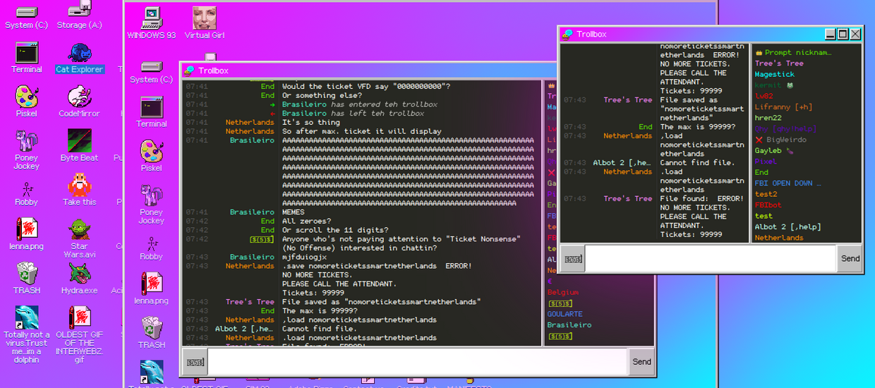 Windows93.net, une oeuvre de net-art de Jankenpopp et Zombectro 