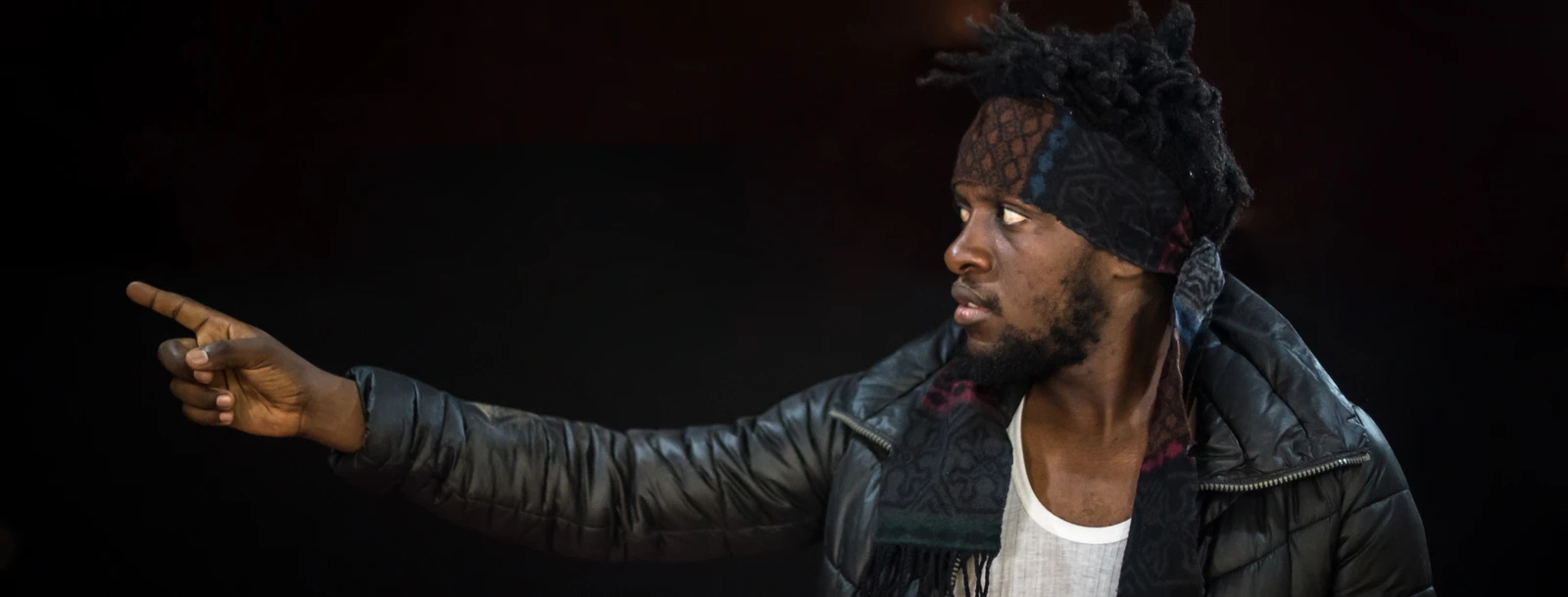 Spectacle « Abduction » ; création 2019 au Centre Culturel Camerounais. 