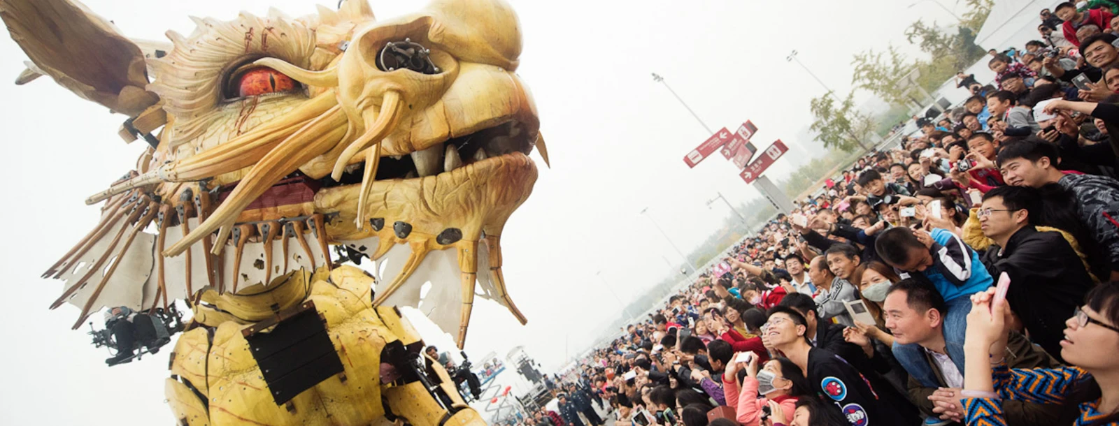 ? Long-Ma, l’esprit du Cheval-dragon ? au stade olympique de Pékin