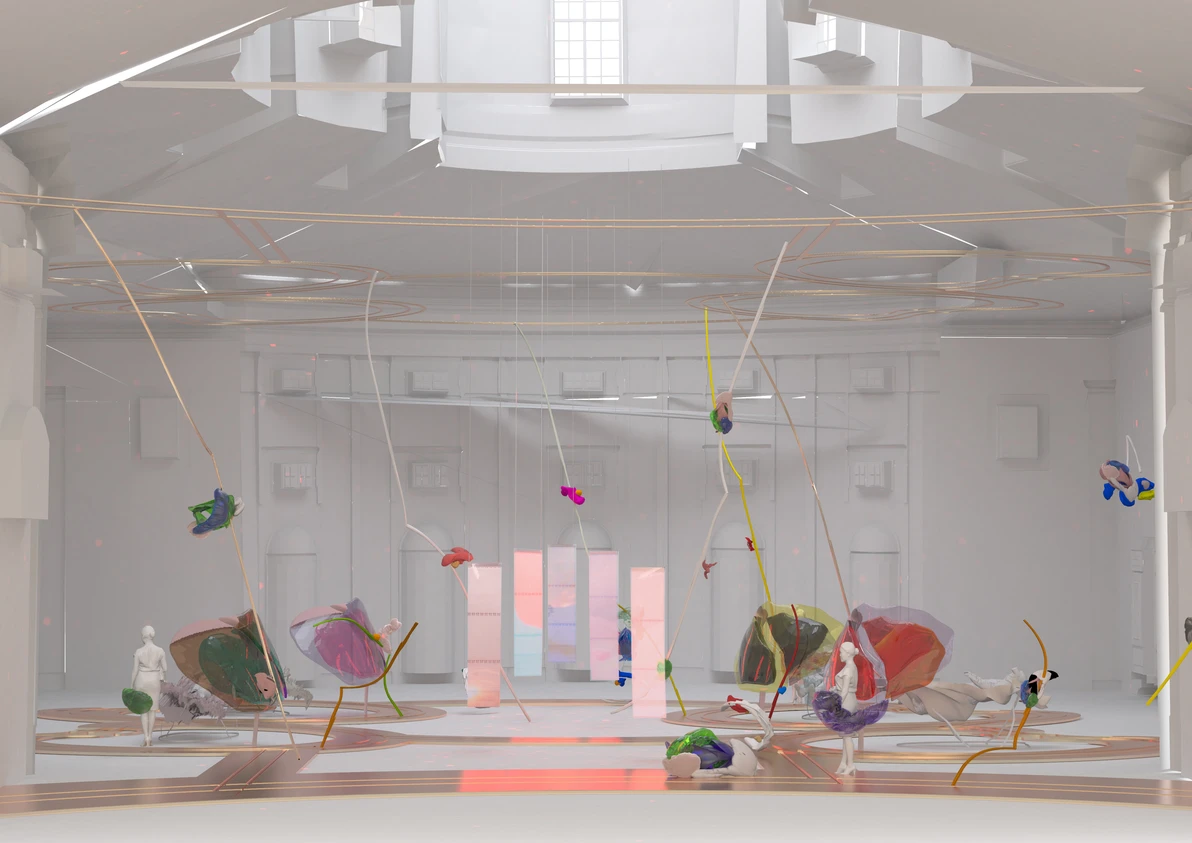 "Chronos", installation performative grand format, 2022