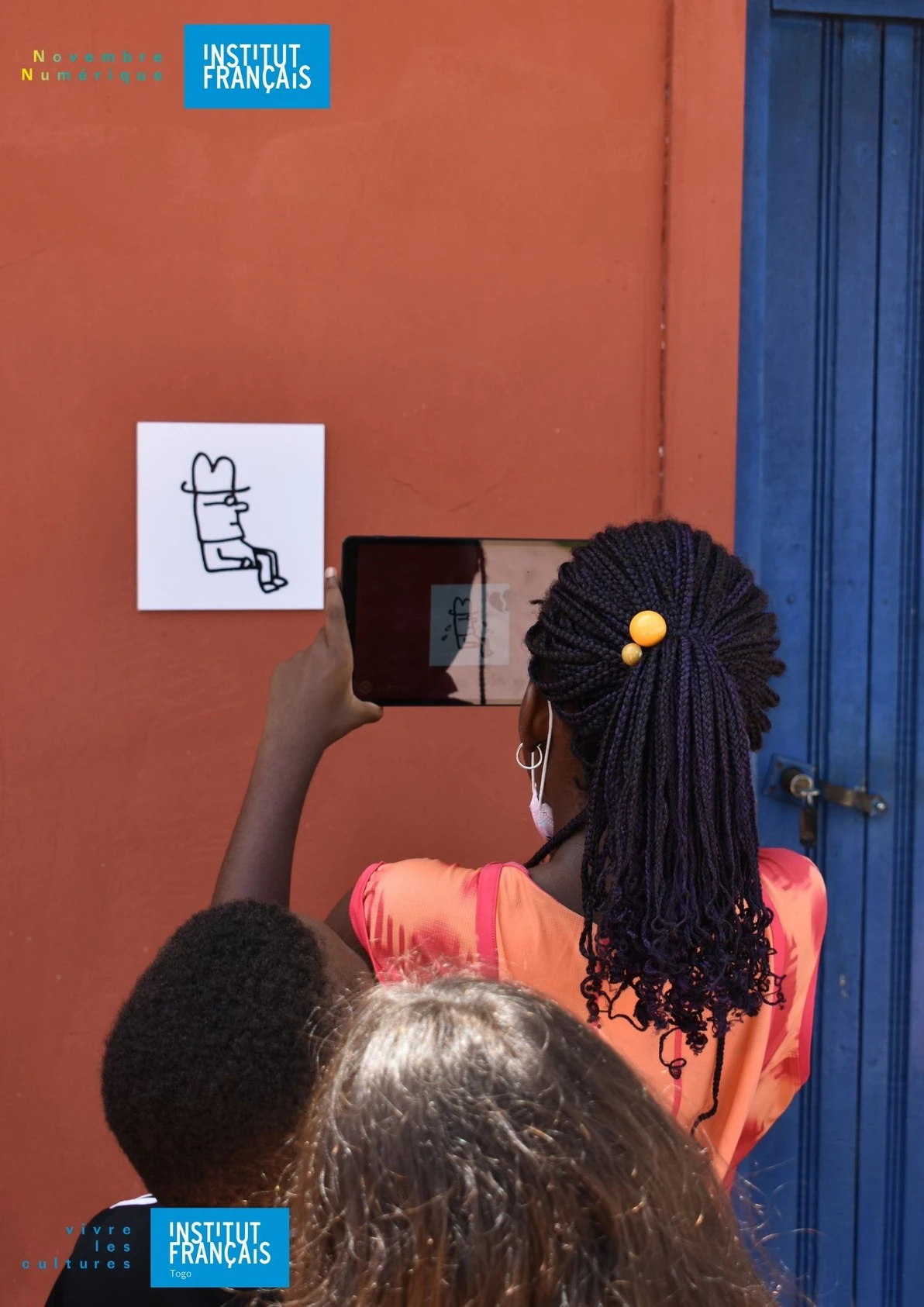 Présentation de Mr Chip, création en réalité augmentée, Institut fran?ais du Togo