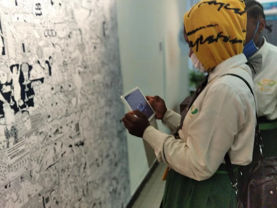 Présentation de l’exposition Machines à bulles, Institut fran?ais du Cameroun 
