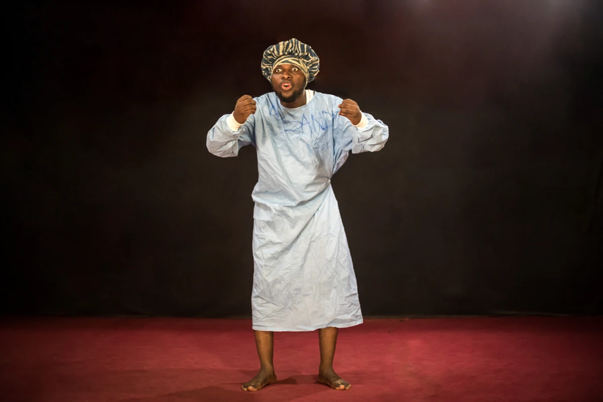 Spectacle « conjecture », spectacle privé au Centre Culturel Camerounais. Création 2021. 