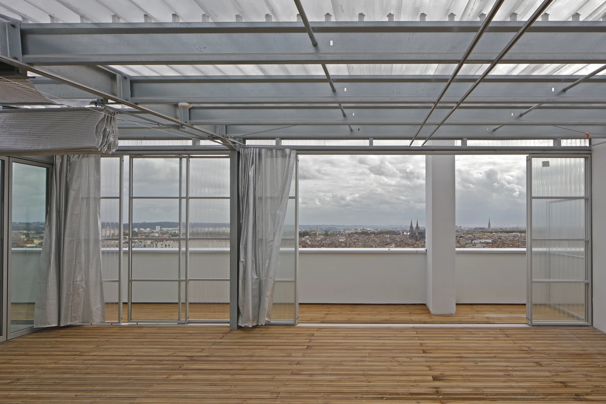 Vue du dernier étage ; Le Grand Parc, Bordeaux, France – 2016 