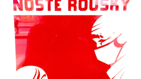 Affiche tchèque : "S’il vous pla?t, portez un masque. Protégeons-nous." Un peu l’emblème de ce voyage...
